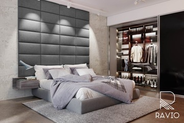 Декоративное настенное панно изголовье 30х15