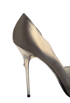 ROGER VIVIER РОСКОШНЫЕ АТЛАСНЫЕ ТУФЛИ НА ВЫСОКИХ КАБЛУКАХ, РАЗМЕР. 42