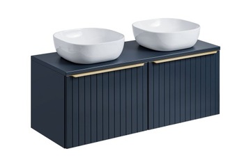SZAFKA ŁAZIENKOWA BLAT 160 CM SANTA FE +UMYWALKI
