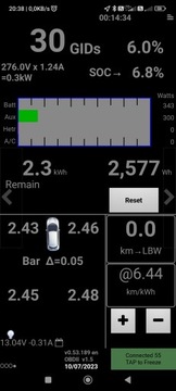 ELM327 BT PIC18F25K80 Bluetooth mini OBD2 TORQUE также работает с LeafSpy