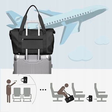 ДОРОЖНАЯ СУМКА ДЛЯ САМОЛЕТА, РУЧНАЯ КЛАДЬЯ ДЛЯ ТРЕНАЖЕРНОГО ЗАЛА, РАСШИРЯЕМАЯ