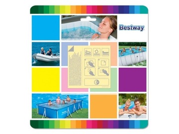 ŁATKI 10SZT ZESTAW NAPRAWCZY DO BASENÓW BESTWAY