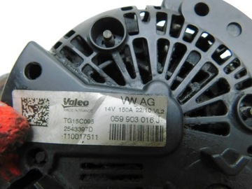 ALTERNÁTOR - AUDI A4 B8 A5 Q5 2.7 3.0 TDI 059903016J