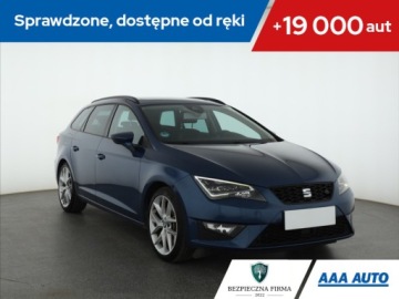 Seat Leon III ST 2.0 TDI CR 184KM 2015 Seat Leon 2.0 TDI FR, 181 KM, DSG, Skóra, Navi