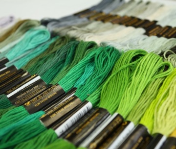 Вышивка мулине COLOUR набор 200 шт 8м