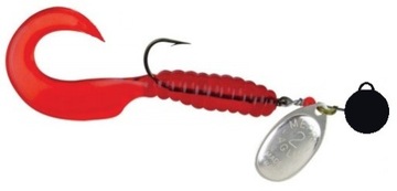 MEPPS AGLIA SPINFLEX 14 гр СЕРЕБРЯНЫЙ - КРАСНЫЙ - ЧЕРНЫЙ