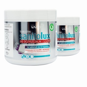 16x Новые бактерии для септика Sanitolux Tablets VACO