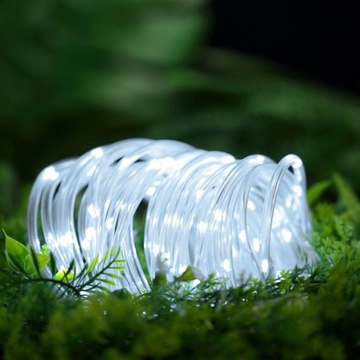 КРАСИВЫЙ ЯРКИЙ ШЛАНГОВЫЙ СВЕТИЛЬНИК С БЛЕСКАМИ СВЕТОДИОДНЫЕ ДЕКОРАТИВНЫЕ ЕЛОЧНЫЕ гирлянды 3,6 М НАРУЖНЫЕ