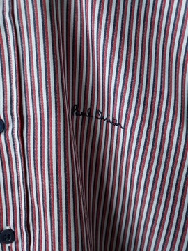 PAUL SMITH koszula z podwójnym kołnierzykiem 100% cotton 39/40 Button Down