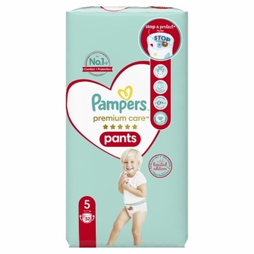 Подгузники Pampers Premium Care 5 52 шт 12-17 кг.