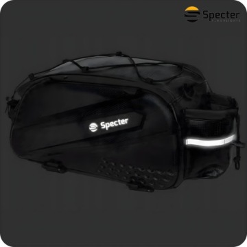 ВЕЛОСИПЕДНАЯ СУМКА SPECTER 14L ВОДОНЕПРОНИЦАЕМАЯ ДЛЯ БУТЫЛКИ С ОТРАЖАТЕЛЯМИ НА ЛИПУЧКЕ