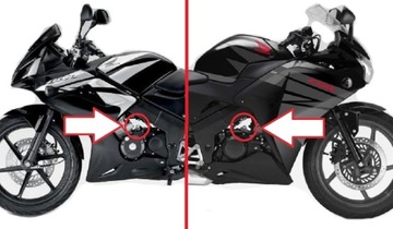 CRASH PADY MotopoliS - HONDA CBR125 CBR 125 2004-2016 - CRASHPADS