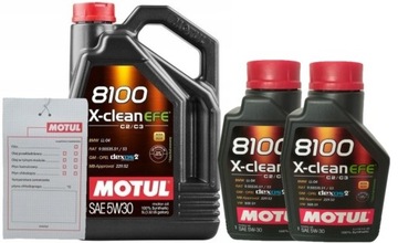 OLEJ SILNIKOWY MOTUL 8100 X-CLEAN EFE 7L 5W30