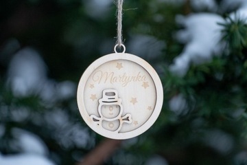 БЕЗЕНКА С ИМЕНЕМ, персонализированный новогодний подарочный кулон, узор 3