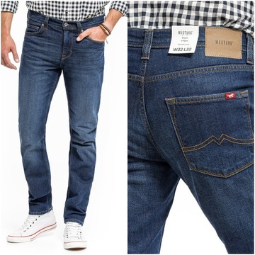 Męskie spodnie jeansowe dopasowane Mustang VEGAS SLIM 35/34