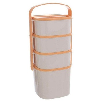 Menażka Obiadowa 2L+3x 1,15L Przenoszenia Żywności