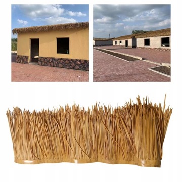 Соломенная крыша из искусственной соломы 39,4 x 19,7 дюйма