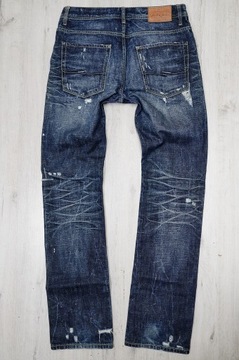 JACK&JONES TRAVIS VINTAGE JEANS spodnie męskie PREMIUM 32/34 pas 82