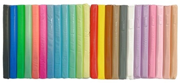 KIDEA SCHOOL Пластилин 24 ПАСТЕЛЬНЫХ ЦВЕТА