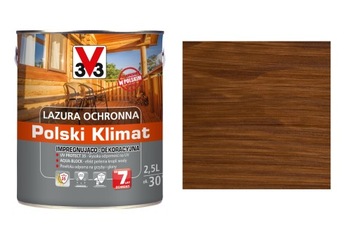Lazura V33 Polski Klimat 7 lat Dąb Ciemny 2,5L