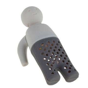 ZAPARZACZ DO HERBATY ZIÓŁ LUDZIK SILIKONOWY SITKO