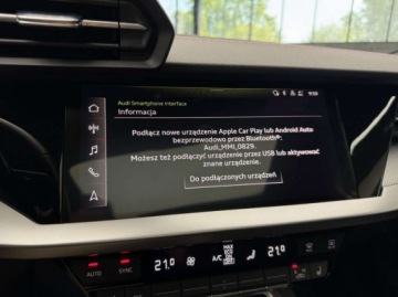 Audi A3 8Y Limousine 1.5 35 TFSI 150KM 2022 Audi A3 Limousine 35 TFSI mHEV Advanced S tronic BO Szyberdach Fotele k, zdjęcie 26