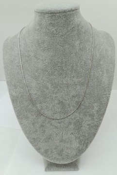 Łańcuszek srebrny 925, 2,08g, 45cm, 1mm UŻYWANY