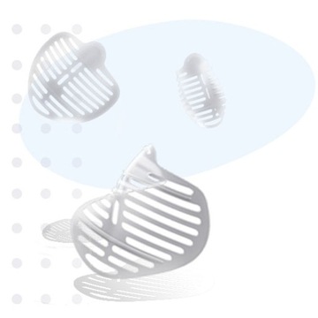 Jednoczęściowy wspornik maski na twarz