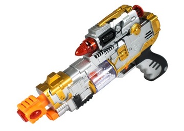 PISTOLET LASEROWY ŚWIATŁO DŹWIĘK EFEKTY