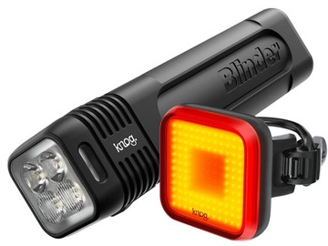 КОМПЛЕКТ ВЕЛОСИПЕДНЫХ ФАР KNOG BLINDER PRO 900 USB-C + KNOG SQUARE REAR 100 лм