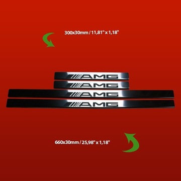 MERCEDES ML W163 VRSTVA  PRAHU NA PRAHY AMG OCEL NEREZ 304 LESK