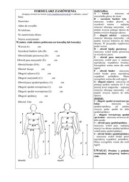 Mundur letni służba więzienna - damski