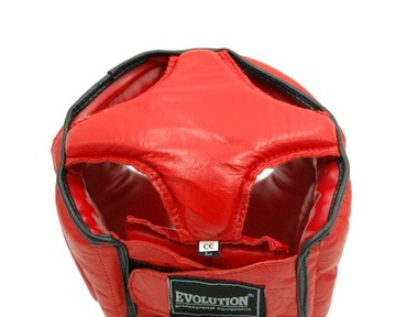 Тренировочный боксерский шлем с эволюционной кожаной маской