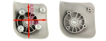 ЧАСТЬ КОЛЕСА ЧЕМОДАНА СЕРВИС БАГАЖА ЗАПЧАСТИ ДЛЯ РЕМОНТА