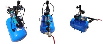 Горизонтальный диафрагменный гидрофорный бак 50 л