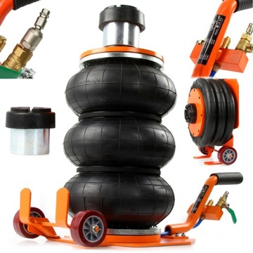 ПОДУШКА-СНЕГОВИК С ПНЕВМАТИЧЕСКИМ ПОДЪЕМОМ 3500 кг 3,5 Т + АДАПТЕР