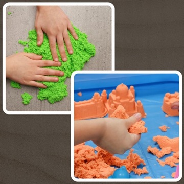 КИНЕТИЧЕСКИЙ ПЕСОК 3кг + ПЕСОЧНИЦА ДЛЯ БАССЕЙНА