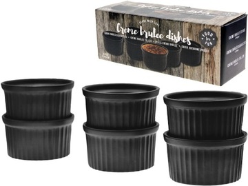 FOREMKI 6x MISECZKI DO MUFFINEK CREME BRULLE PORCE