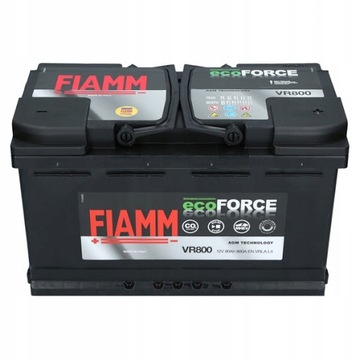 FIAMM ECOFORCE AGM VR800 80AH 800A START-STOP