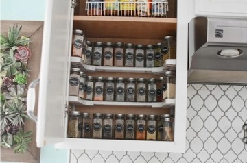 НАБОР ИЗ 24 БАНОК ДЛЯ СПЕЦИЙ 120 МЛ, АЛЮ-СТЕКЛО