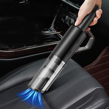 Ручной автомобильный пылесос, беспроводной, перезаряжаемый + полезные насадки