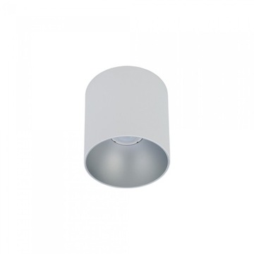 Nowodvorski Lampa punktowa plafon biało srebrny POINT TONE 8220