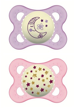 MAM BABY SMOCZEK START SILKY 2-6 NIGHT GIRL 2SZT