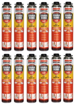 12x SOUDAL KLEJ BUDOWLANY SOUDABOND EASY PISTOLET