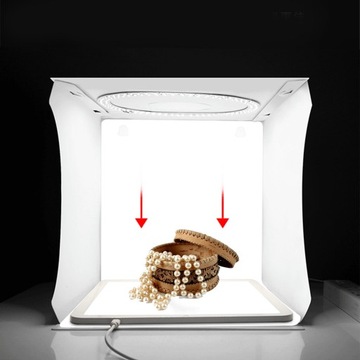 БЕСТЕНЕВАЯ ФОТОТЕНТА, СВЕТОДИОДНАЯ ЛАМПА 600 ЛМ