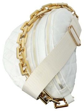 ЖЕНСКАЯ ЭЛЕГАНТНАЯ НАСТЕННАЯ СУМКА СУМКА КРЕСТОВАЯ СУМКА БЕЛОЕ ЗОЛОТО