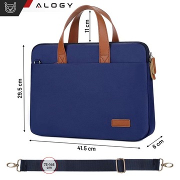 Torba etui na laptopa MacBook'a 15.6 do pracy szkoły pojemna Slim Pokrowiec