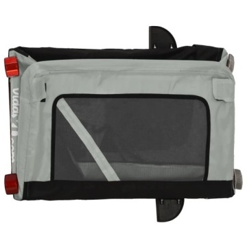 Прицеп для велосипеда для домашних животных, ткань Оксфорд и утюг.