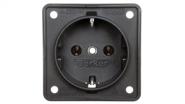 Розетка Berker Integro SCHUKO антрацит, матовый 094185