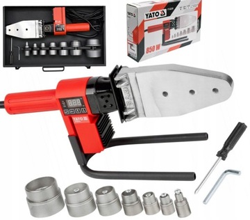 YATO ZGRZEWARKA DO ZGRZEWANIA RUR TERMOPLASTYCZNYCH 850W +16mm 16-63mm